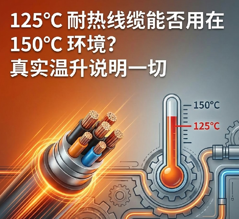125℃ 耐热线缆能否用在 150℃ 情形？？？？？真实温升说明一切